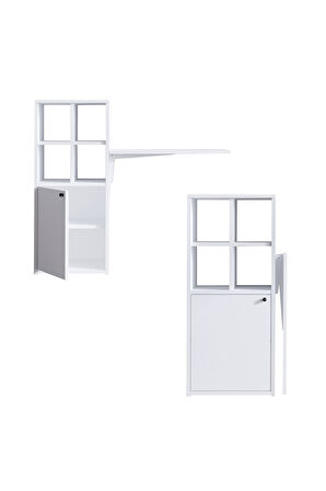 Decormet Mix Whıte Katlanır Masa Dec0106