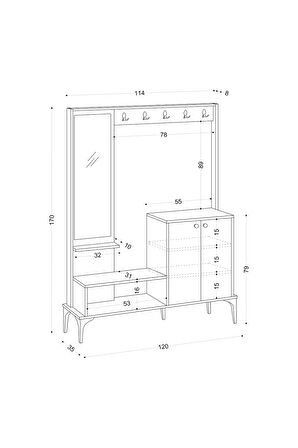 Decormet Andy Vestiyer Carrara Marble