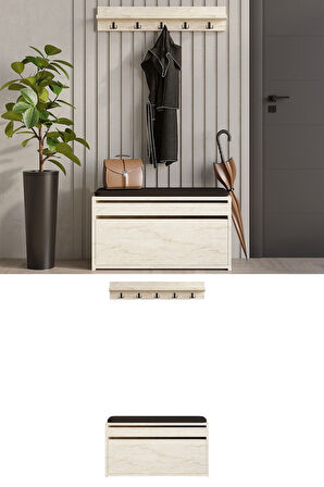 Decormet Bobby Ayakkabılık Travertine