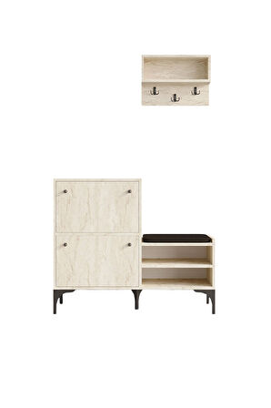 Decormet Bred Ayakkabılık Travertine
