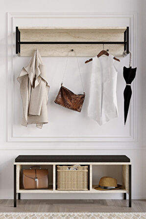 Decormet Shana Ayakkabılık Travertine
