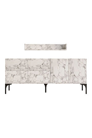 Decormet Stella Konsol Carrara Marbel