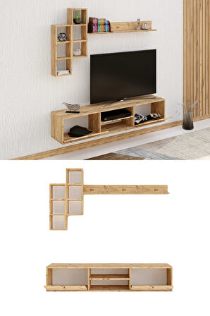 Decormet Eclipse Tv Ünitesi Antik Çam