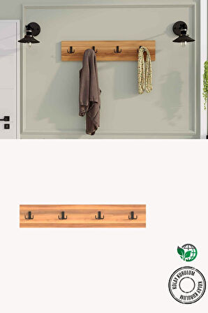 Decormet 4Lü Askılık Ceviz