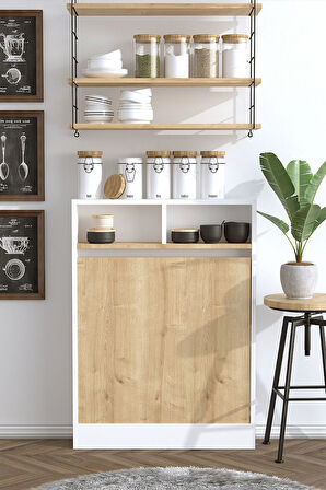 Decormet Bracked Çok Fonksiyonlu Masa Safir Meşe