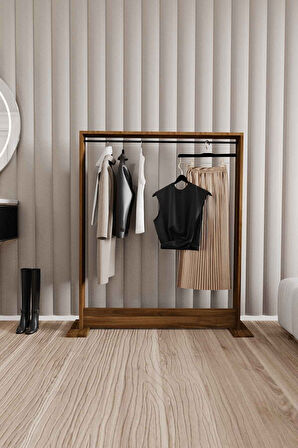 Decormet Salvitor Elbise Askısı Ceviz