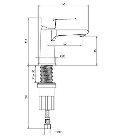 Ar Lite Lavabo Bataryası 102188142