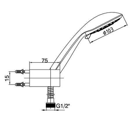 Ar Liona El Duşu Beş Fonksiyonlu Duş Seti 102117350