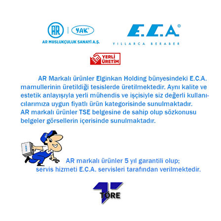 YAK ARA TAHARET MUSLUK 102111510 ( 5 Yıl ECA Garantili )