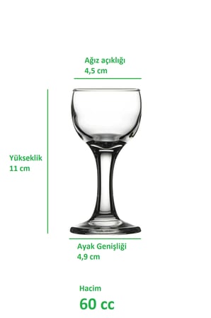 44134 Bistro Likör Bardağı - 60 Cc - 12 Adet