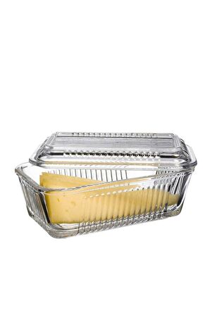 Paşabahçe 97711 Cam Frigo Tereyağlık