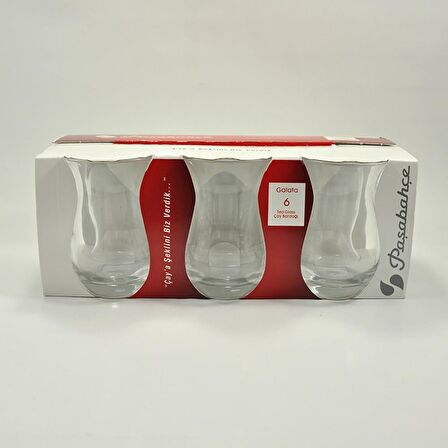 Paşabahçe çay bardak 42611 galata çay bardağı 6lı