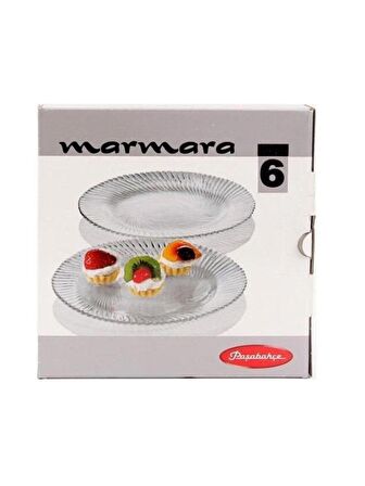 Paşabahçe 10266 Marmara Tatlı Tabak 19.8cm 6 lı