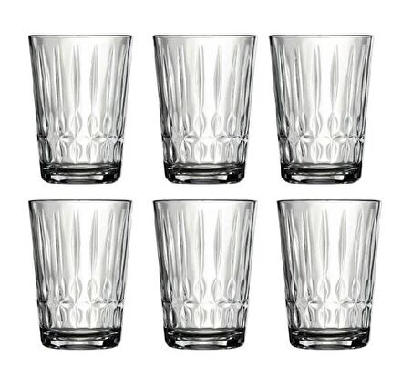 Paşabahçe 52619 Glaze Su Bardağı 235 cc 6 lı