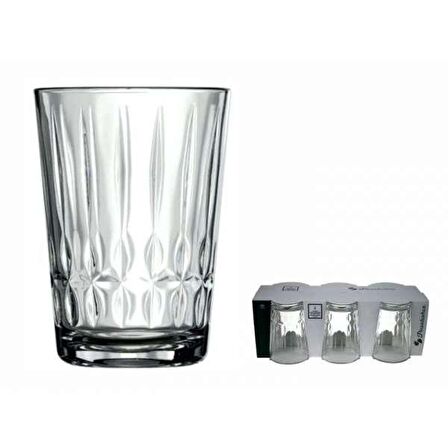 Paşabahçe 52619 Glaze Su Bardağı 235 cc 6 lı