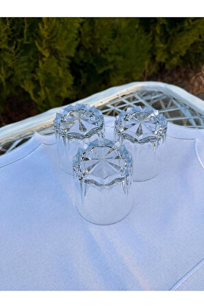 Üçlü Karat Bardak, Meşrubat Bardağı 295 Cc 52885