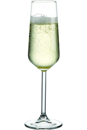 ALLEGRA GLASS CHAMPAGNE STEMWARE 6 PCSSET