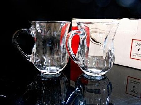 Paşabahçe 55373 Dem Kulplu Çay Bardağı 6 lı