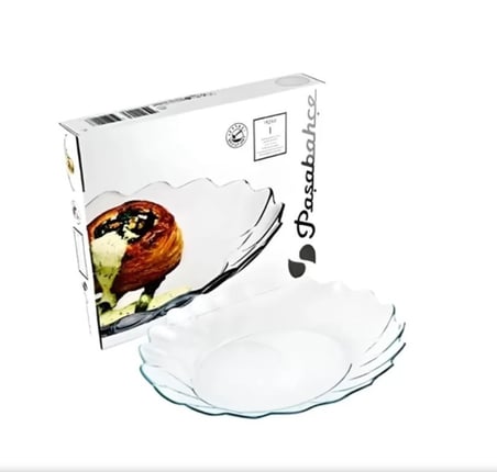 Paşabahçe 10411 Hasır Kayık Tabak Açık Mavi 29 Cm
