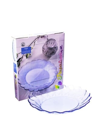 Paşabahçe 10411 Hasır Kayık Tabak Açık Mavi 29 Cm