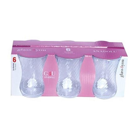 Paşabahçe 42621 Anadolu Karavel Çay Bardağı 118 Cc 6 Lı