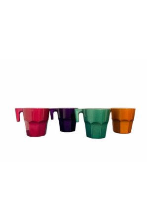 Paşabahçe Casablanca Metallic Seri Canlı 4'lü Espresso Fincanı