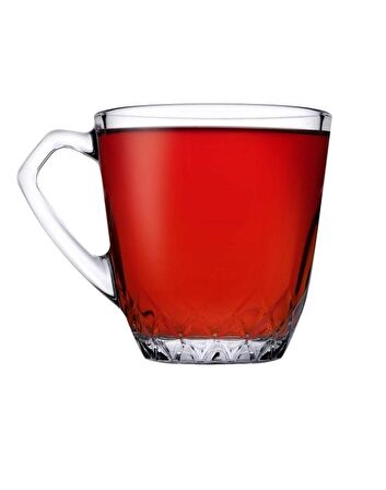 Paşabahçe 55733 Mercan kulplu Bardak 160 cc 6 Lı