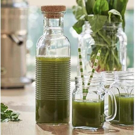 Paşabahçe 80352 Hoop Mantar Kapaklı Şişe 1Lt