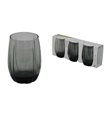 Paşabahçe 420302 6 lı linka bardak su bardağı - meşrubat bardağı gri