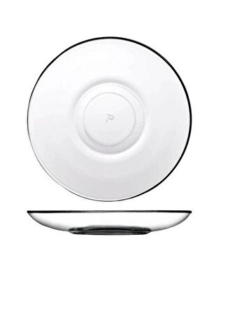 Paşabahçe 54281 V-Block Anti Bakteriyel Çay Tabağı 6 Lı