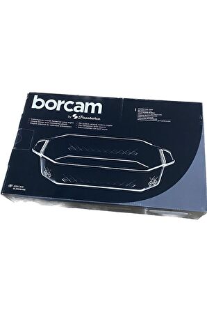 Paşabahçe premium borcam tepsi -2 li borcam fırın ve servis tepsisi 59974