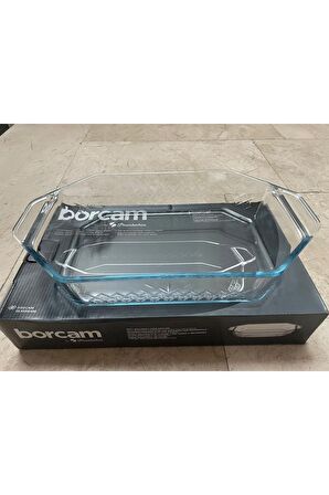 Paşabahçe premium borcam tepsi -2 li borcam fırın ve servis tepsisi 59974