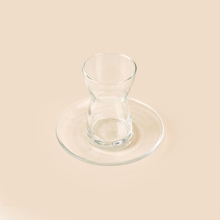Paşabahçe Irmak 6 Kişilik 12 Parça Çay Takımı - Şeffaf - 130 ml