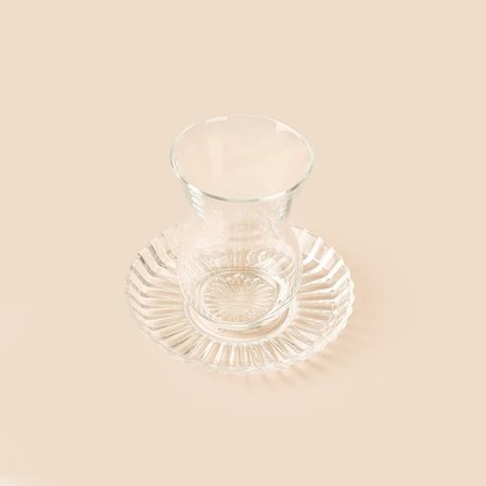 Paşabahçe Beykoz 6 Kişilik 12 Parça Çay Takımı - Şeffaf - 145 ml