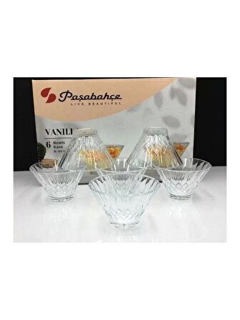 Paşabahçe 530436 Vanilla Cam Kase 10cm 6 Lı