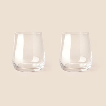 Paşabahçe Drop Crystallin 2'li Meşrubat ve Su Bardağı - Şeffaf - 342 ml