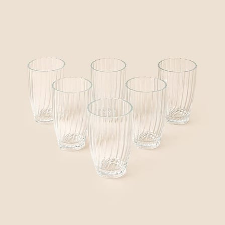 Paşabahçe Bouquet 6'lı Meşrubat ve Su Bardağı - Şeffaf - 340 ml