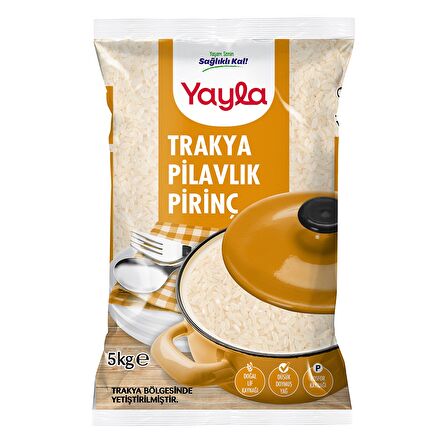 Yayla Trakya Pirinç 5 Kg