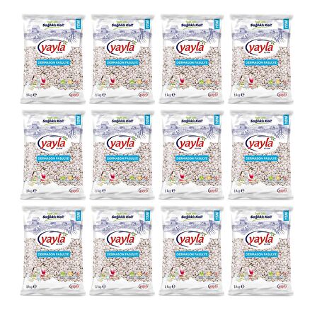 Yayla Dermason Fasulye 1000 gr x 12 Adet