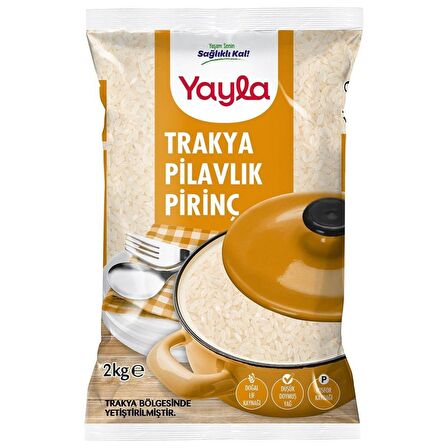 Yayla Trakya Pirinç 2 Kg