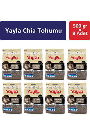 YAYLA CHIA TOHUMU 500 gr x 8 Adet