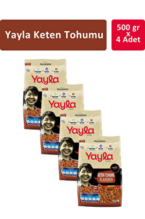 Yayla Gurme Keten Tohumu 500 Gr x 4 Adet