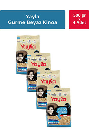 Yayla Gurme Beyaz Kinoa 500 gr x 4 Adet