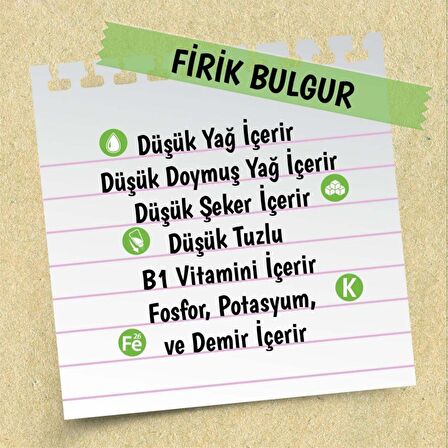 Yayla Gurme Firik Bulgur 500 Gr