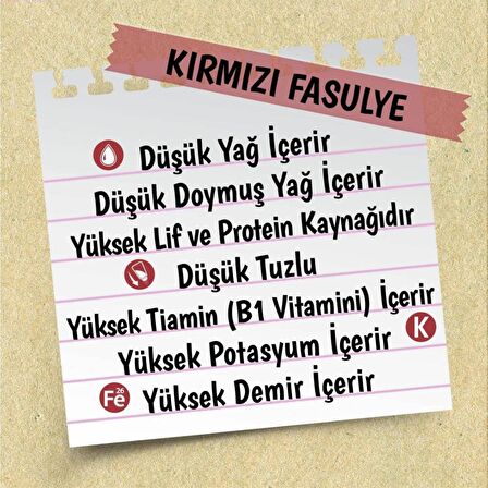 Yayla Gurme Kırmızı Fasulye 500 Gr