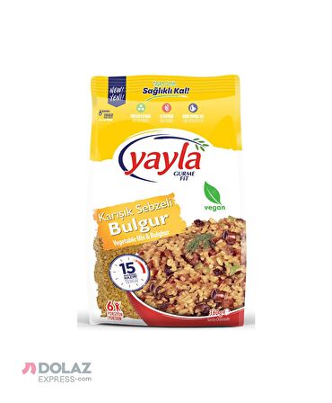 Yayla Gurme Fit Karışık Sebzeli Bulgur 360 Gr