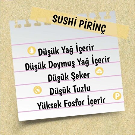 Yayla Gurme Sushi Pirinç 500 Gr