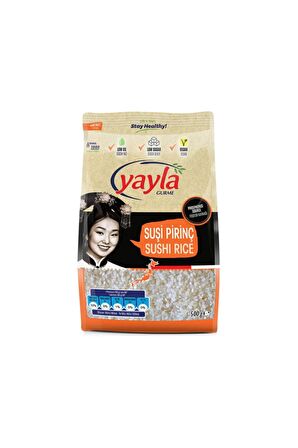 Yayla Suşi Pirinç 500 gr x 2 Adet