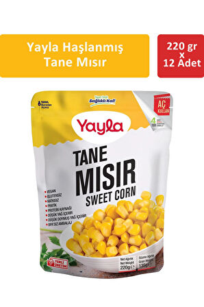 Yayla Tane Mısır 220 gr x 12 Adet