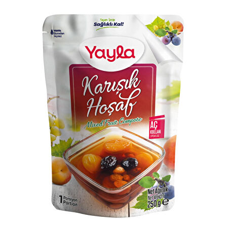Yayla Yemek Hazır Karışık Hoşaf 250 gr